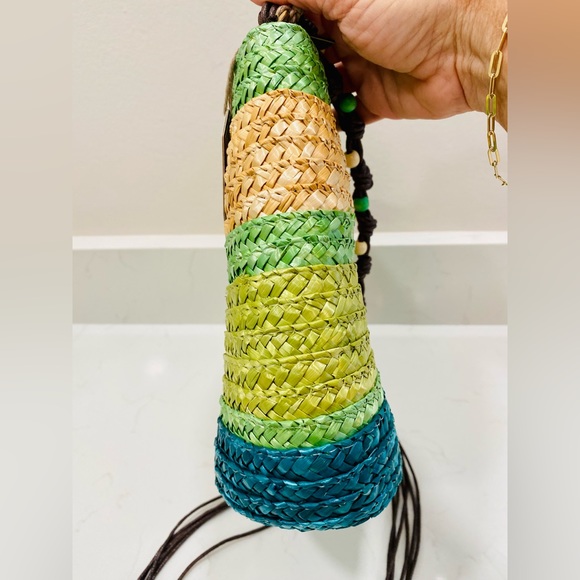 Sun 'N' Sand Straw Crossbody  Mini  Bag NWT! - Picture 5 of 6